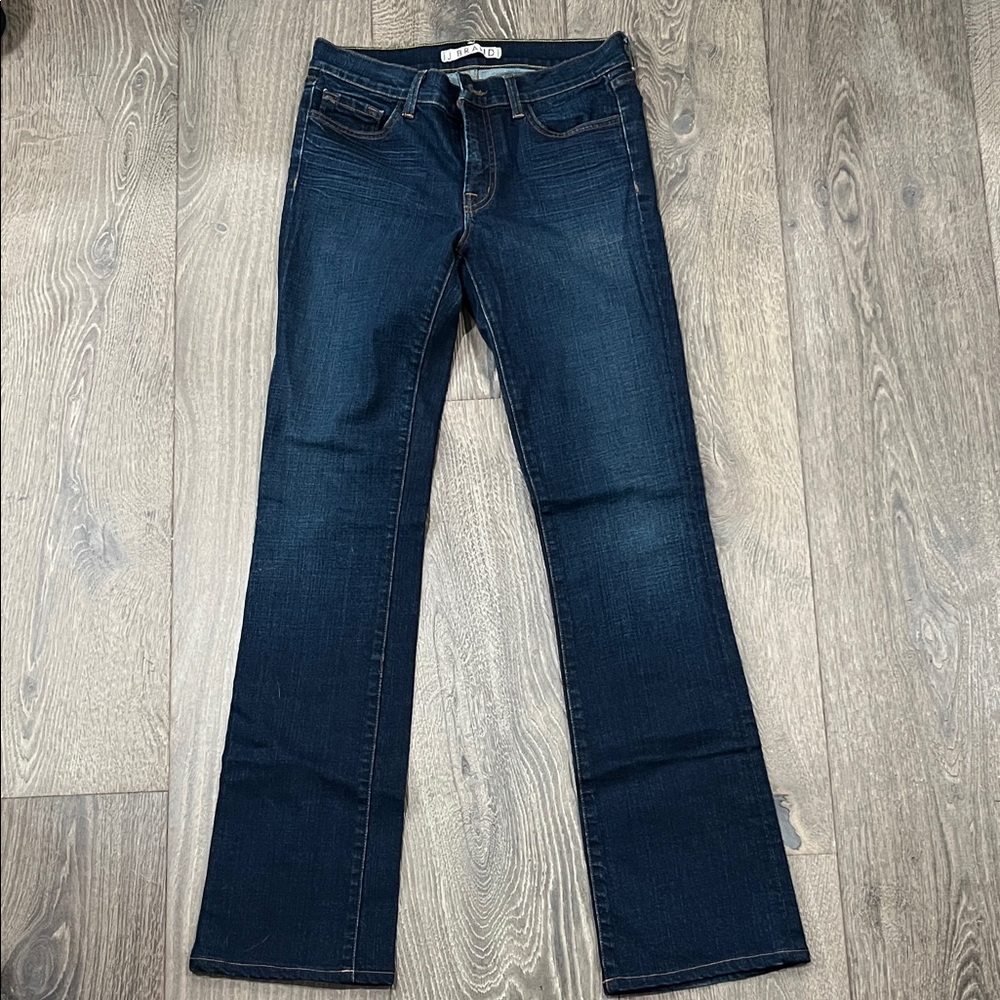J Brand Dark Blue Boot Cut Jeans